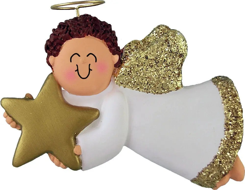 Angel with Star: Male, Brown - Last Elf on the Left