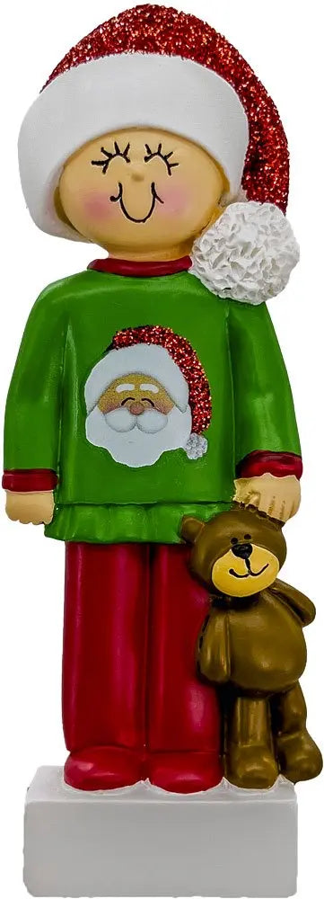 Child in Christmas PJs: Female - Last Elf on the Left