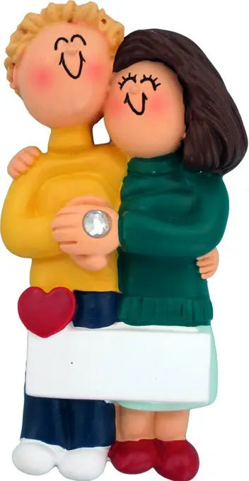 Engaged Couple: Male Blonde, Female Brown - Last Elf on the Left