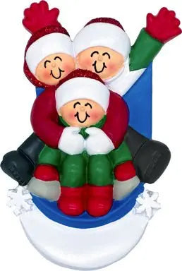 Family Sledding: 3 People - Last Elf on the Left