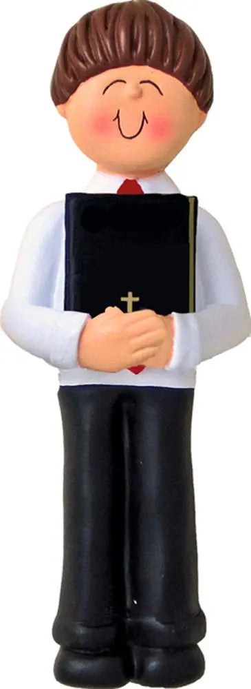 First Communion Bible: Male, Brown - Last Elf on the Left