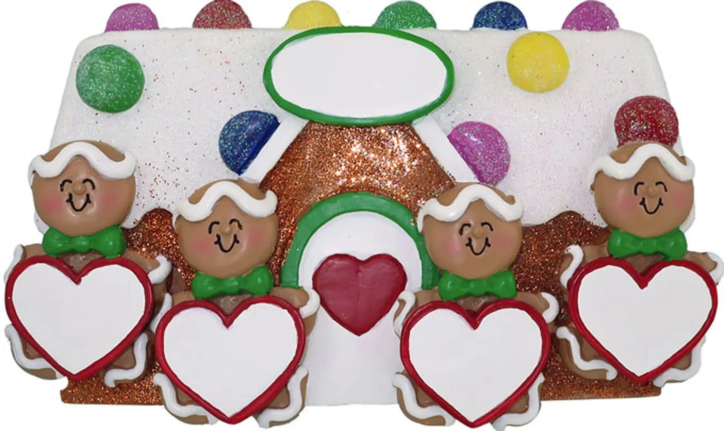 Gingerbread Family: 4 People - Last Elf on the Left