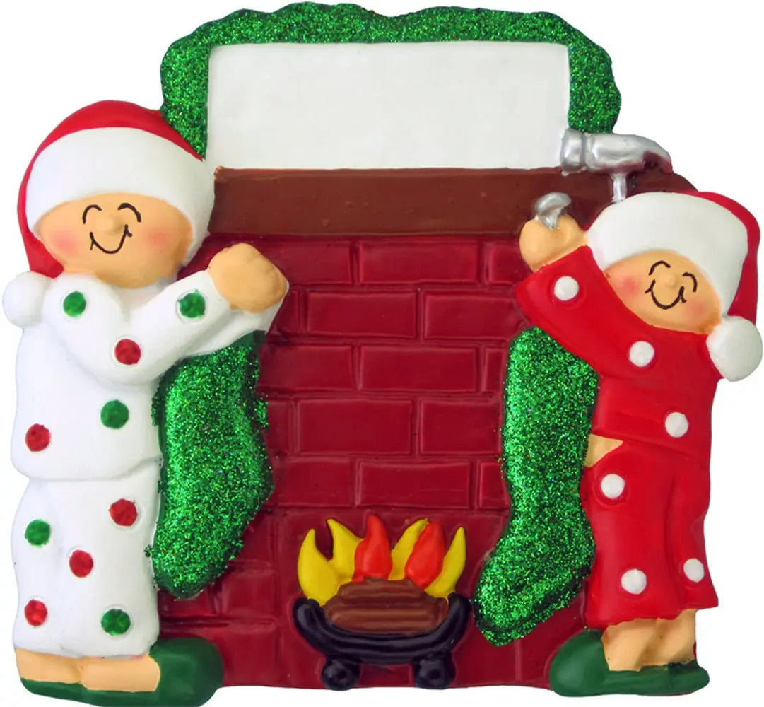 Hanging Stockings: 2 People - Last Elf on the Left