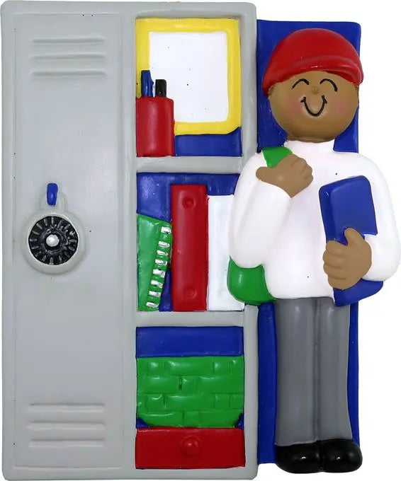 Locker with Student: Male, African - American - Last Elf on the Left