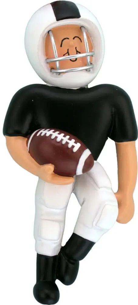 Playing Football: Black & White Uniform - Last Elf on the Left