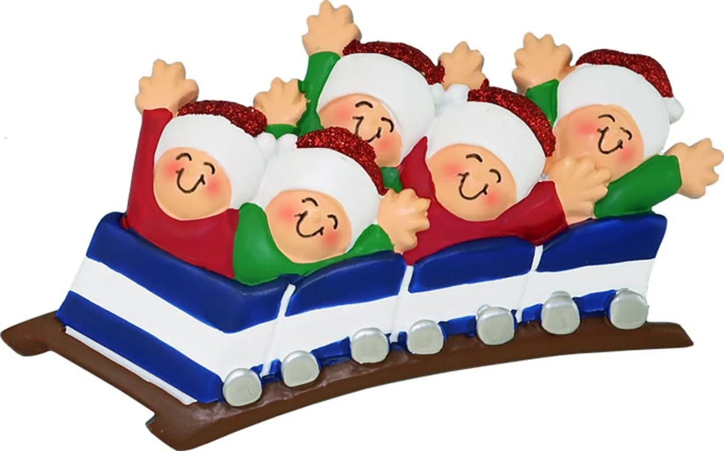 Roller Coaster Family: 5 People - Last Elf on the Left