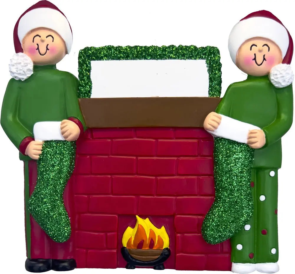 Stockings Family: 2 People - Last Elf on the Left