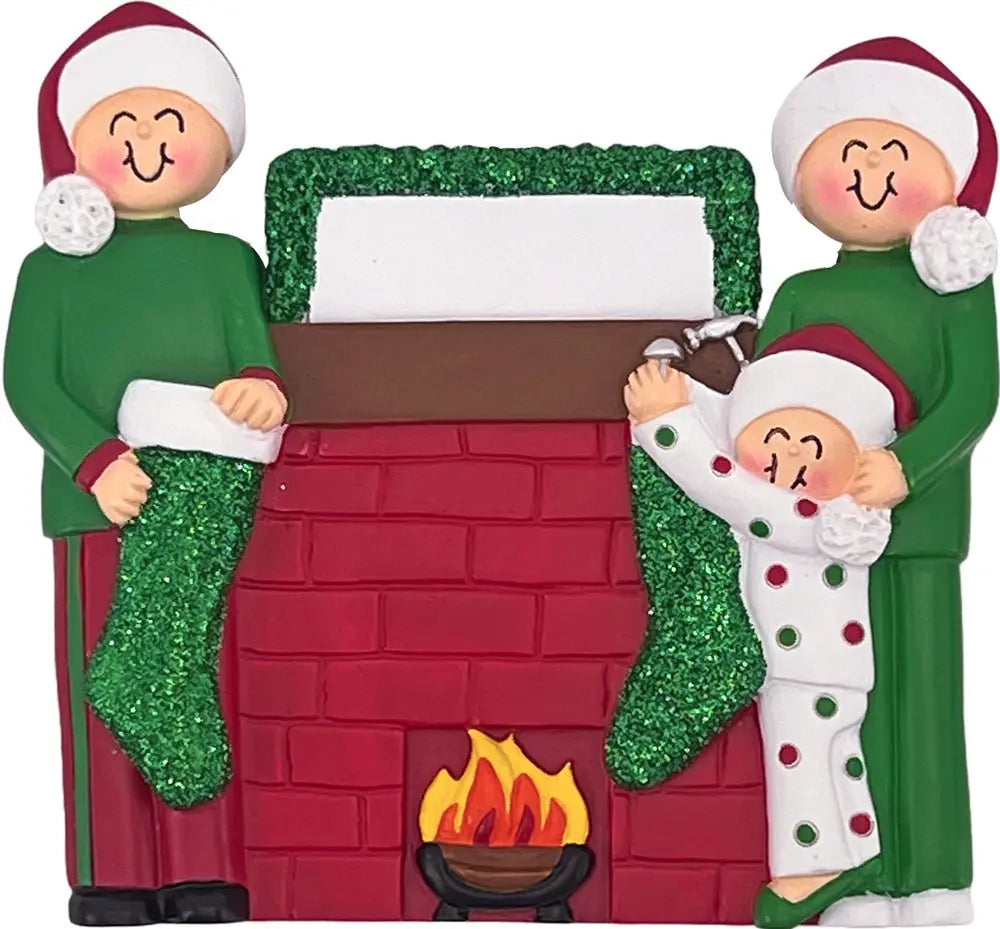 Stockings Family: 3 People - Last Elf on the Left