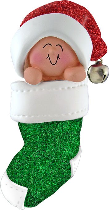 Baby in Christmas Stocking - Last Elf on the Left