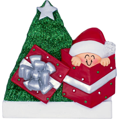 Baby in Gift Box - Last Elf on the Left