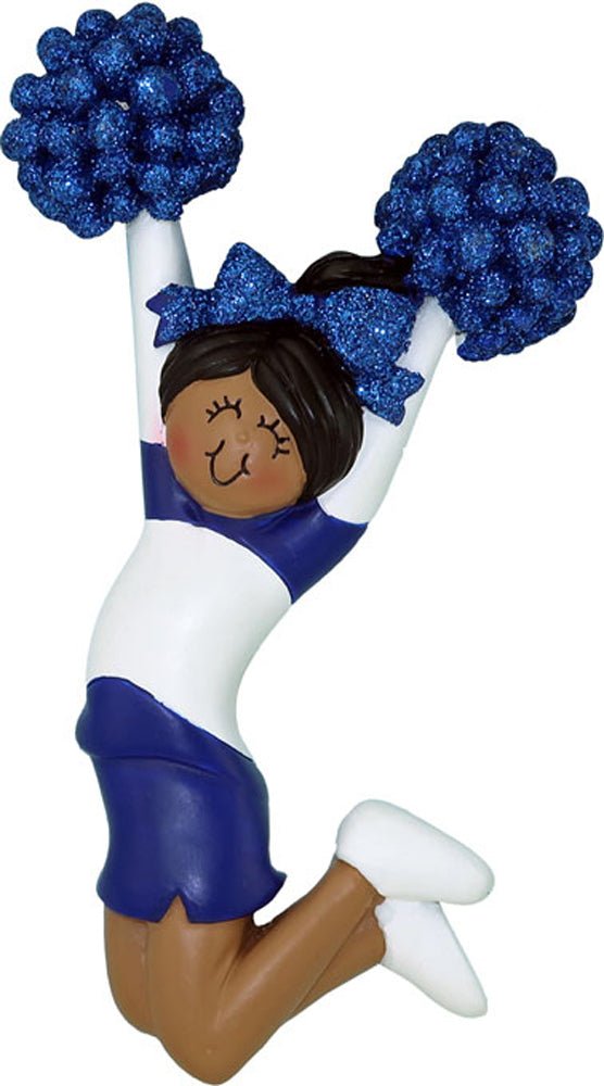 Cheerleader: Blue Uniform, Female African - American - Last Elf on the Left