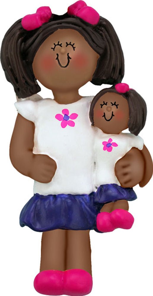 Child w/ Doll: Female, African - American - Last Elf on the Left