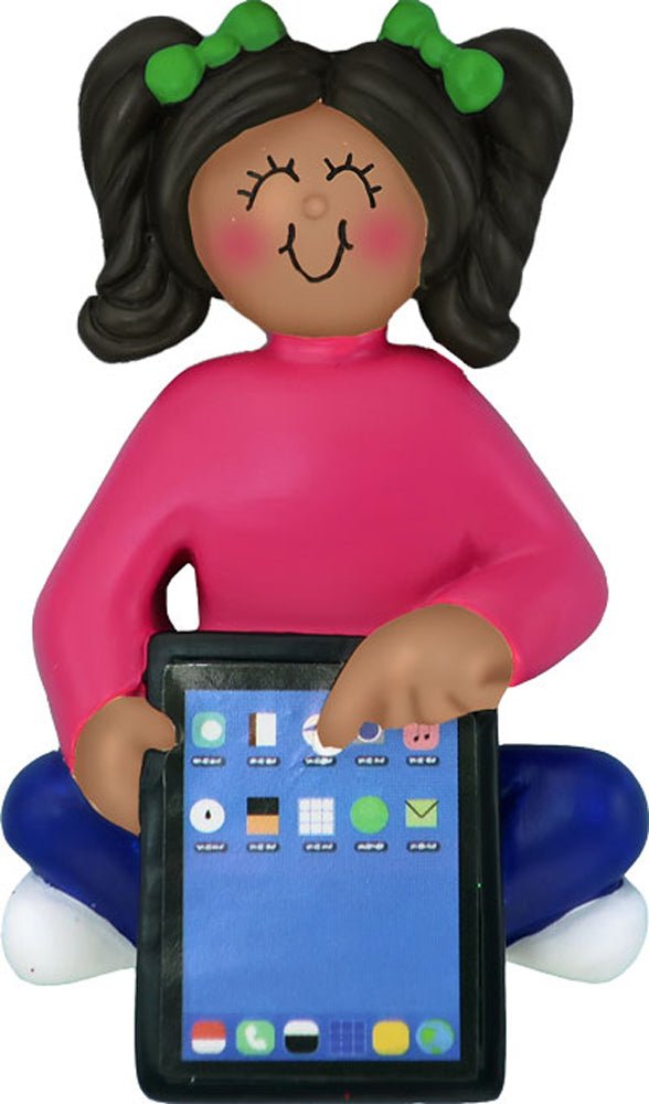 Child w/ Tablet: Female, African - American - Last Elf on the Left