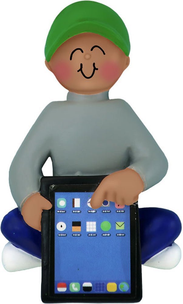 Child w/ Tablet: Male, African - American - Last Elf on the Left