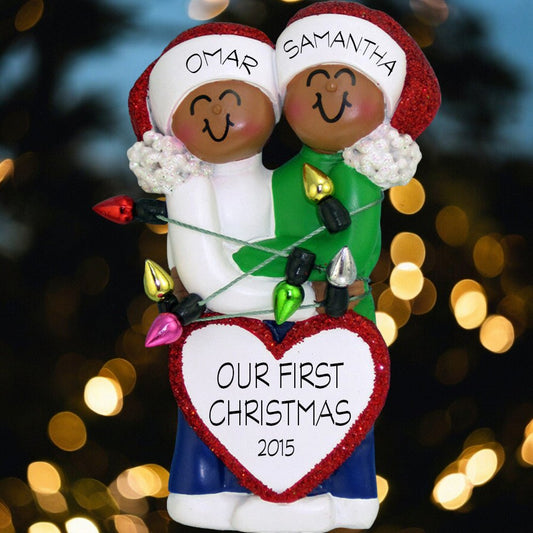 Couple's First Christmas: Both African - American - Last Elf on the Left