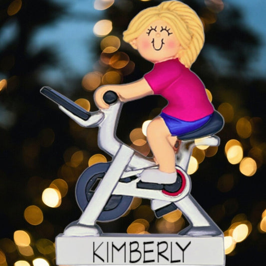 Exercise Bike: Female, Blonde - Last Elf on the Left