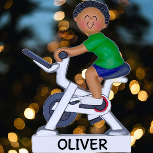 Exercise Bike: Male, African - American - Last Elf on the Left