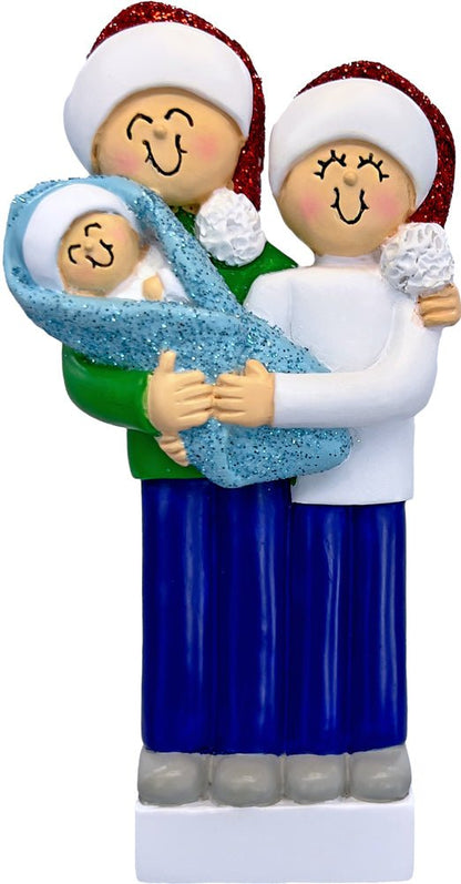 Family & Baby: Blue Blanket - Last Elf on the Left