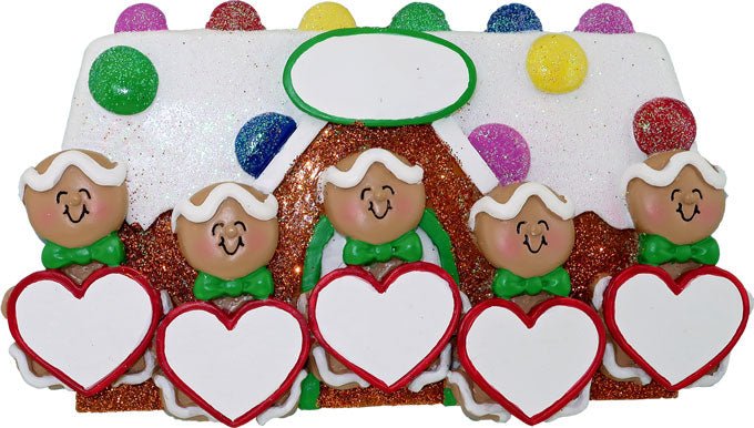 Gingerbread Family: 5 People - Last Elf on the Left