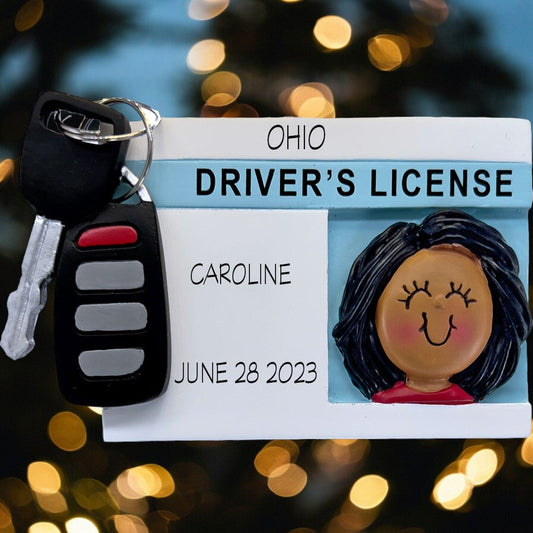 License w/ Fob: Female, African - American - Last Elf on the Left