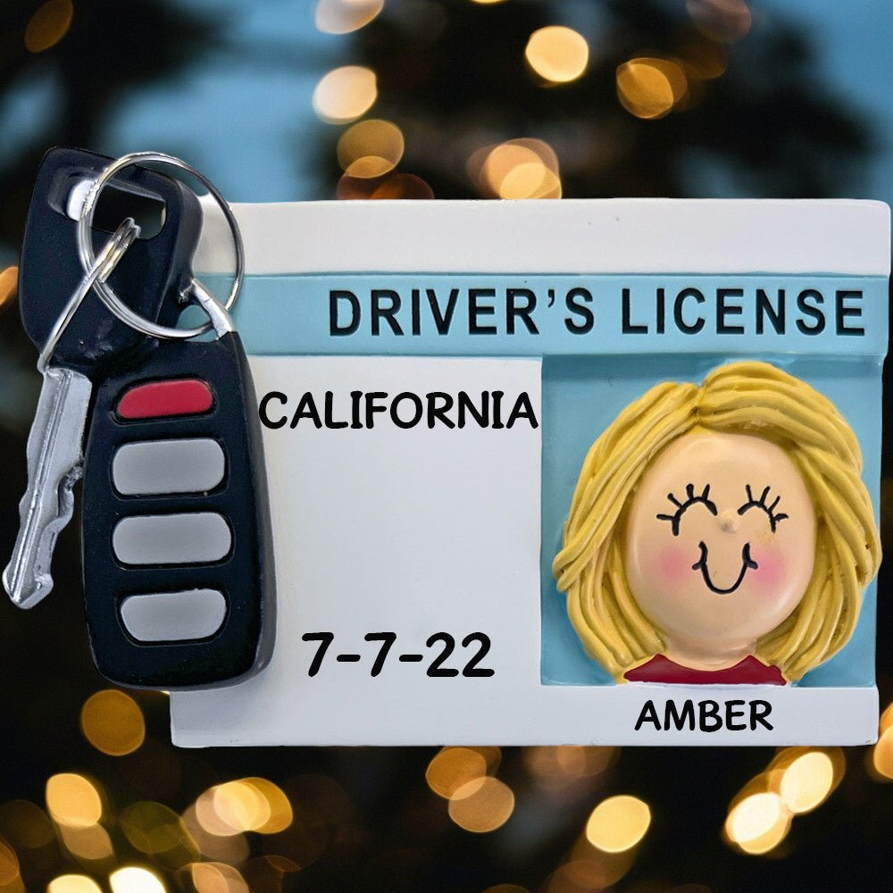 License w/ Fob: Female, Blonde - Last Elf on the Left