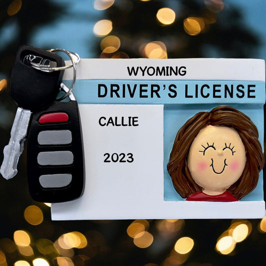 License w/ Fob: Female, Brown - Last Elf on the Left