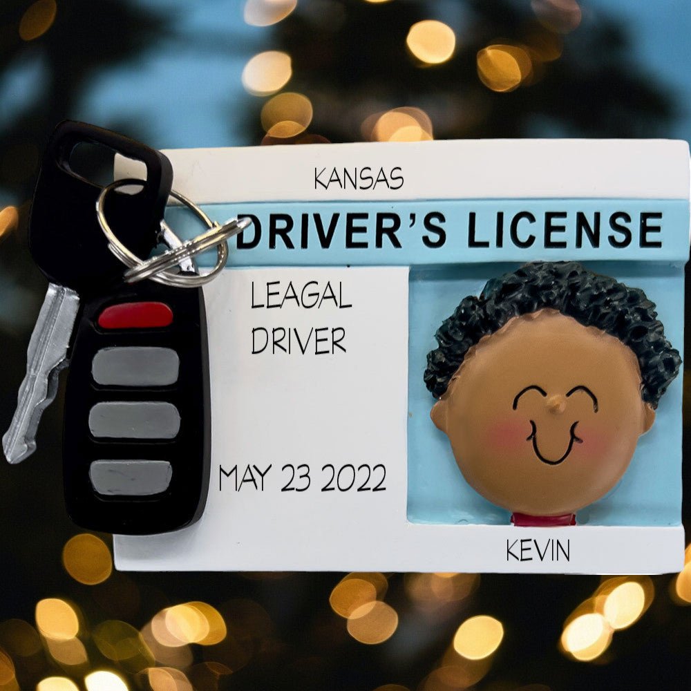 License w/ Fob: Male, African - American - Last Elf on the Left