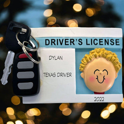 License w/ Fob: Male, Blonde - Last Elf on the Left