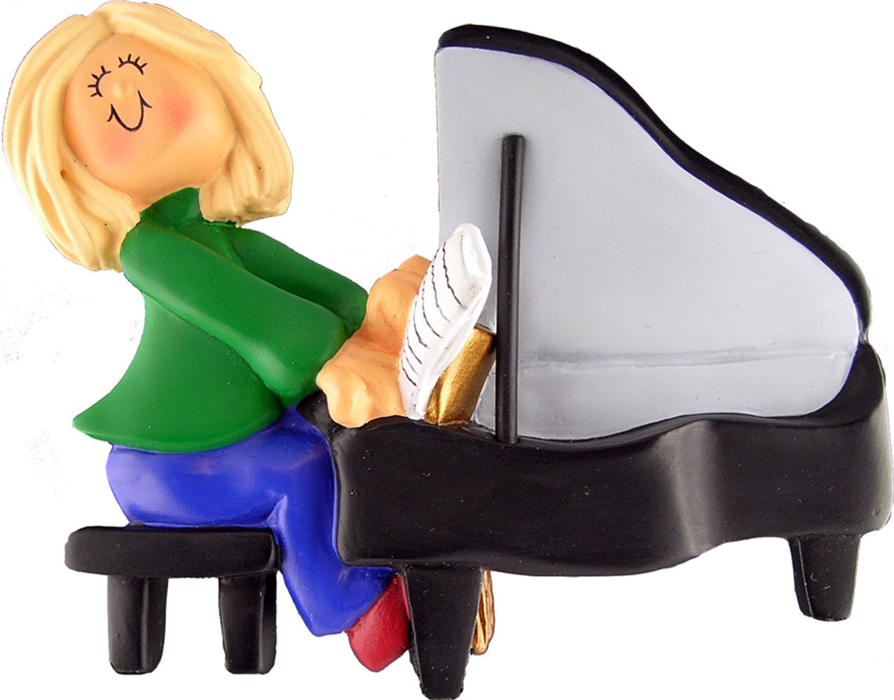 Musician Playing Piano: Female, Blonde - Last Elf on the Left