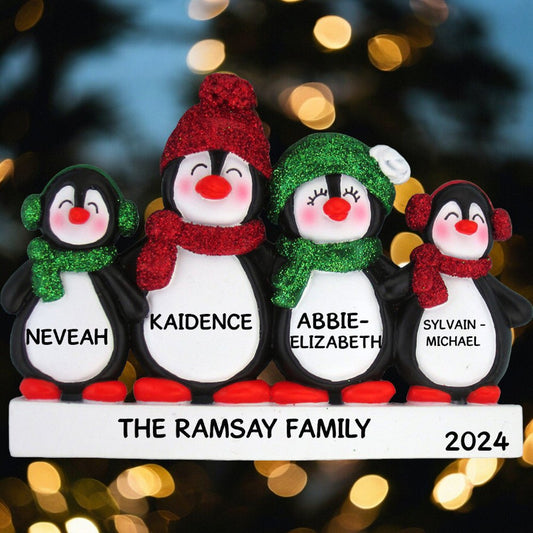 Penguin Family: 4 People - Last Elf on the Left