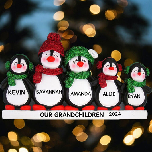 Penguin Family: 5 People - Last Elf on the Left