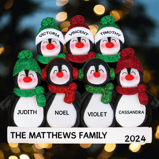 Penguin Family: 7 People - Last Elf on the Left