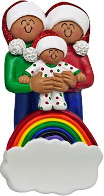 Rainbow Couple & Baby: African - American - Last Elf on the Left