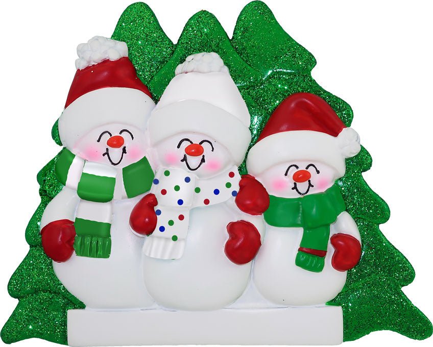 Snowmen Family: 3 People - Last Elf on the Left