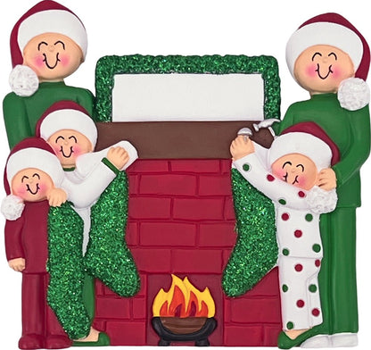 Stockings Family: 5 People - Last Elf on the Left