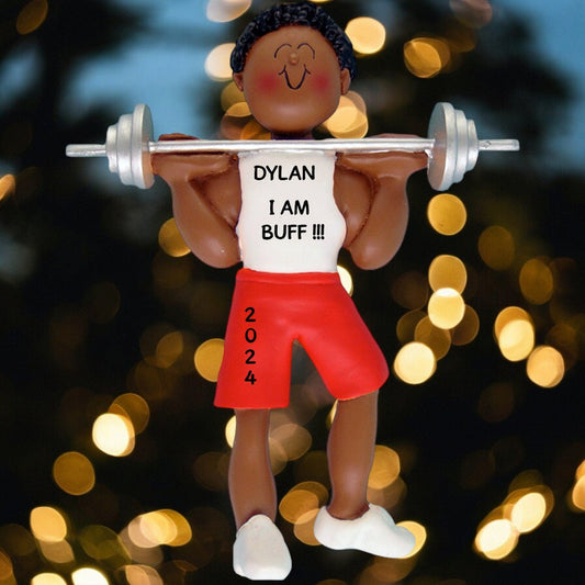 Weight Lifter: Male, African - American - Last Elf on the Left